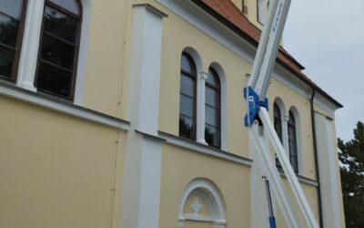 Opravy střešních krytin kostelů – Vrbice, Rakvice