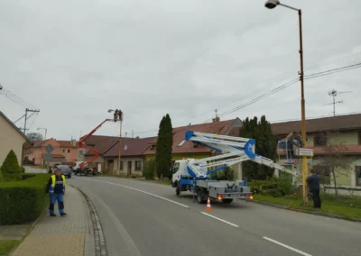 Veřejné LED osvětlení, Efekt - Podolí u Uherského hradiště