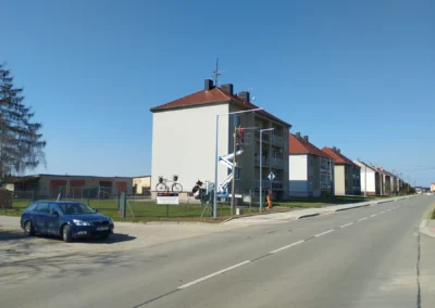 LED osvětlení - přechody pro chodce, Strabag - Moravská Nová Ves