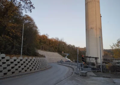 Veřejné LED osvětlení, PORR - Cementárna Mokrá