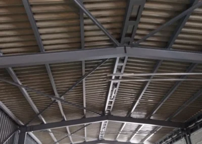 Elektroinstalace a LED osvětlení haly - Firesta, Hantály a.s.