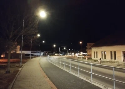 Veřejné LED osvětlení se SSZ, ŘSD, Eurovia, AŽD - Valtice