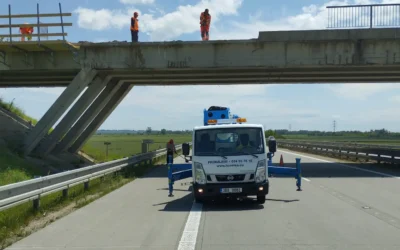 Vysokozdvižná plošina dálnice D2, Strabag – Rakvice, Hustopeče u Brna